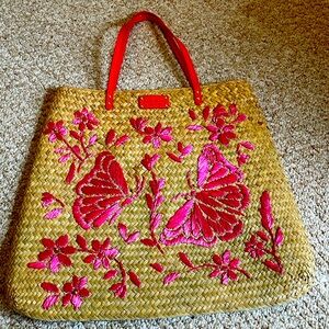 Kate Spade wicker tote